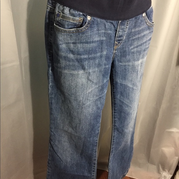 Gap Maternity Blue Jeans 1969 - Picture 2 of 8